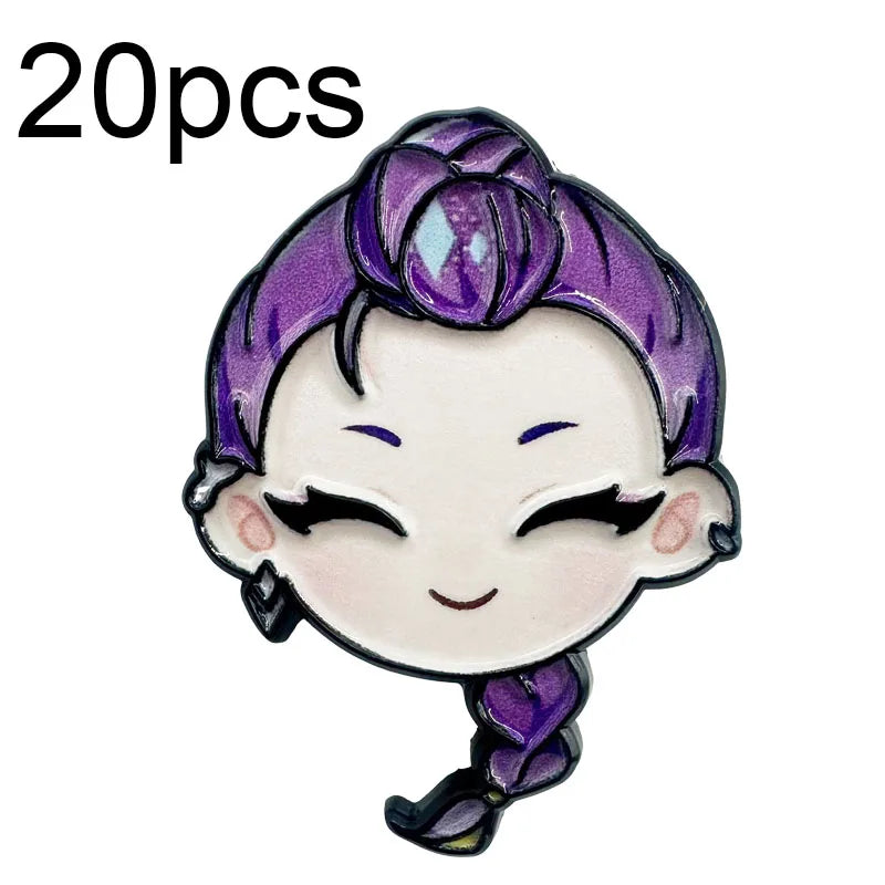 Enamel Pins KPop Demon Hunters Character Brooches Pins Lapel Pins Badge Clothing Accessories Fashion Jewelry Friendsfunny Gifts