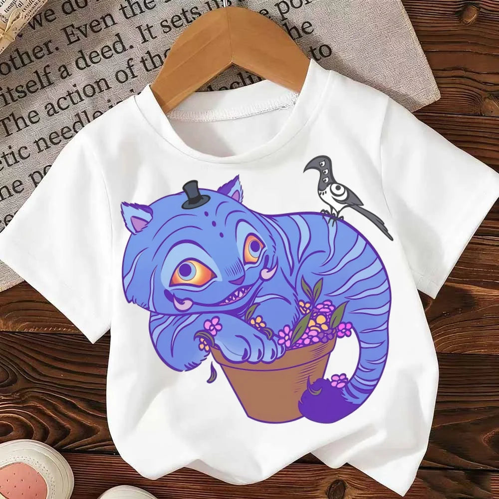 Kpop Demon Hunters Kids T-shirt Huntrix Saja Boys Movie Short Sleeve Cute Derpy Rumi Jinu Tops Child Clothing Girl Clothes Gift