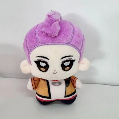 10cm K-pops Demons Hunters Plush Toy Pendant Anime Saja Boys Stuffed Doll Anime Figure Rumi Keychain Dolls Zoey Room Decor Gift