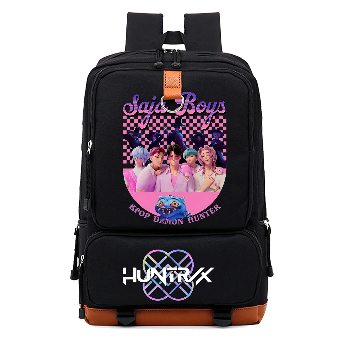 Kpop Demon Hunters Tiger Backpack Children School Bags Men Women Daypack Large Capacity Backpack