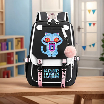 School Backpack for Students KPop Demon Hunters Daily Bagpack 2025 Hot Movie Print Backpacks for Girl Outdoor Sport School Bag