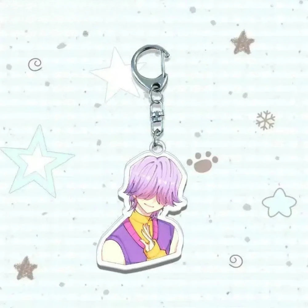 Hot Kpop Demon Hunters Huntrix Saja Boys Keychains for Accessories Jewelry Rumi Zoey Jinu Mira Sold My Soul Keyrings Fans Gifts