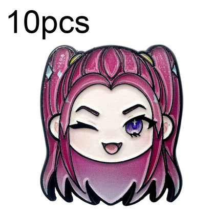 Enamel Pins KPop Demon Hunters Character Brooches Pins Lapel Pins Badge Clothing Accessories Fashion Jewelry Friendsfunny Gifts