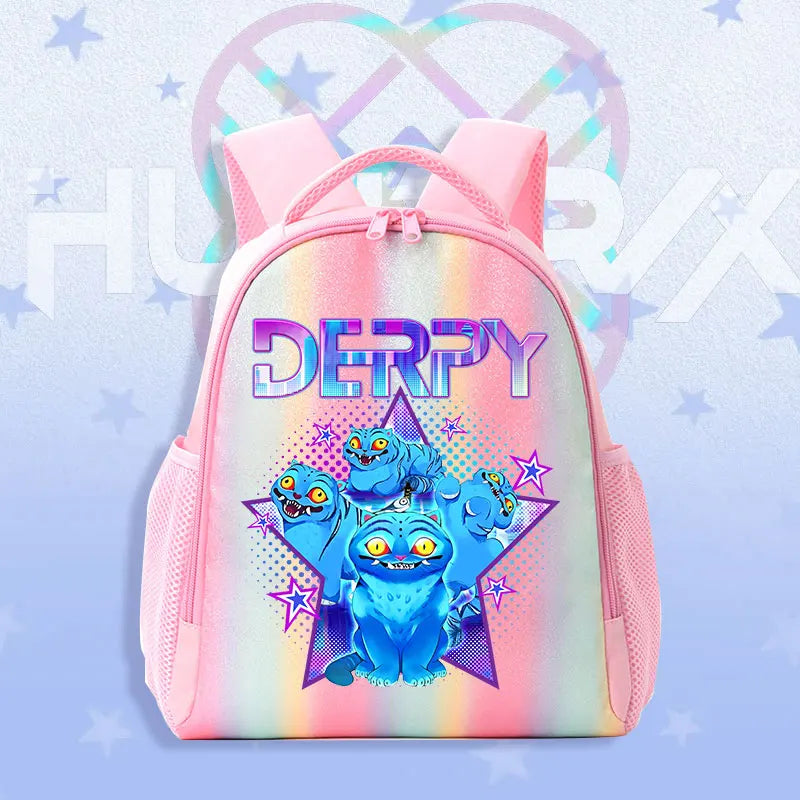 Schoolbag KPop Demon Hunters Children's Backpack Rainbow for K-POP HUNTR/X Rumi Mira Zoey Backpack Gifts Bag Shoulders Bag