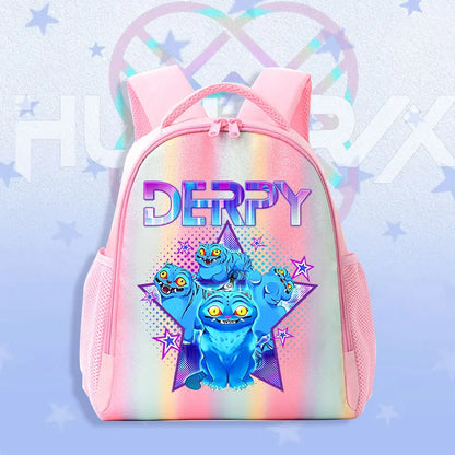 Schoolbag KPop Demon Hunters Children's Backpack Rainbow for K-POP HUNTR/X Rumi Mira Zoey Backpack Gifts Bag Shoulders Bag