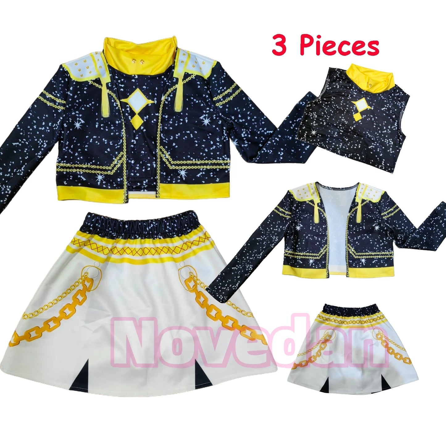 Kids KPop Demon Hunters Zoey Rumi Mira Costume Fancy Dress Cosplay Huntrix Anime Cosplay For Girl Halloween Carnival Party