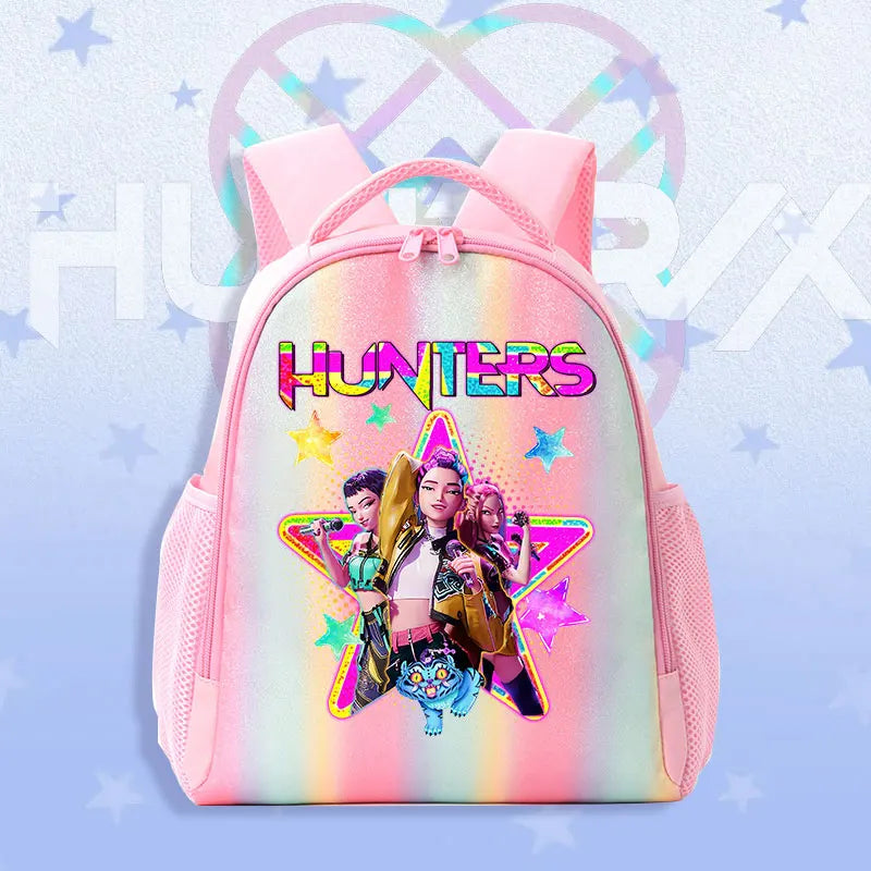 Schoolbag KPop Demon Hunters Children's Backpack Rainbow for K-POP HUNTR/X Rumi Mira Zoey Backpack Gifts Bag Shoulders Bag