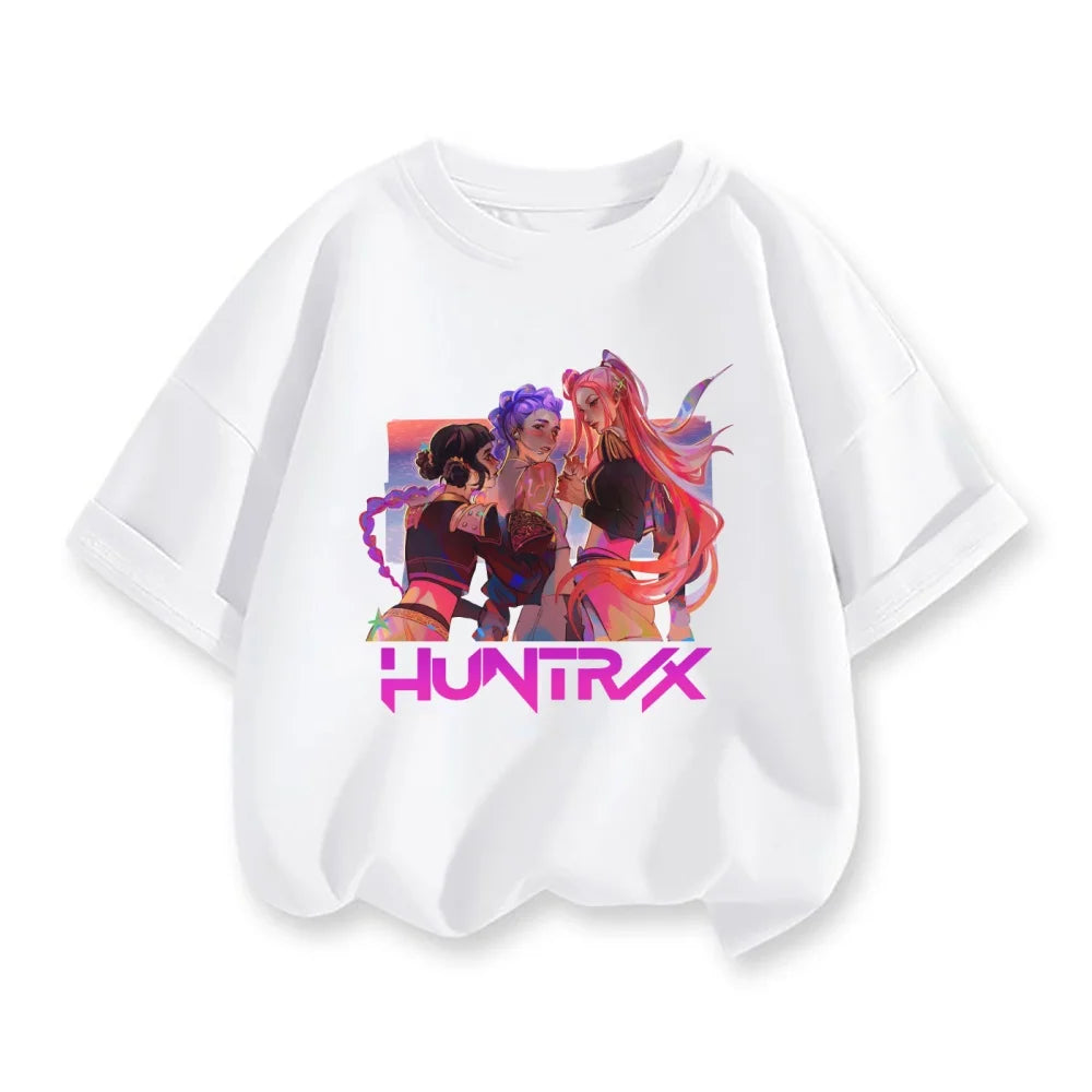 Derpy Tiger Kpop Demon Hunters Shirt for Kids Baby Girl Men Women T Shirt Cute Tiger Cartoon Clothes 2025 Hot Movie Print Soft