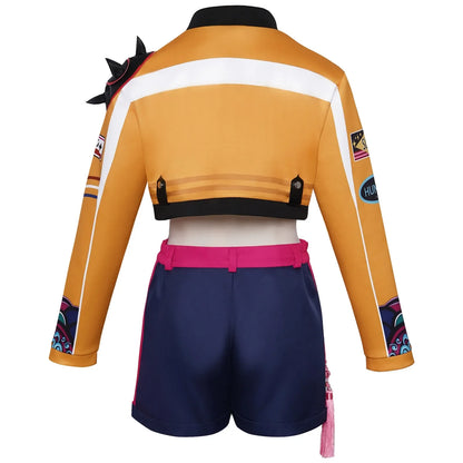 Kids Rumi Zoey Mira Cosplay KPop Demon Hunters Costume Women Girls Black Golden Suit Saja Boys Halloween Role Playing Outfits