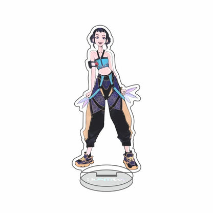 Anime Kpop Demon Hunters Huntrix Saja Boys Acrylic Stand keychains Rumi Zoey Mira Sold My Soul Decorations cosplay Fans Gifts