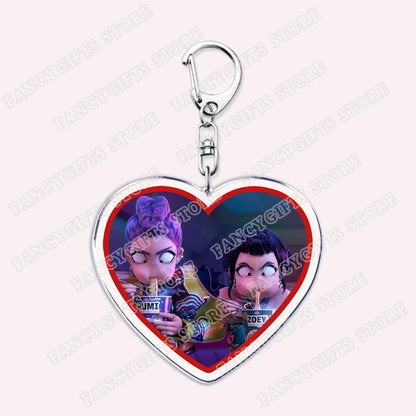 Kpop Demon Girls Keychain for Accessories Huntrix Saja Boys Rumi Zoey Jinu Derpy Tiger Keyrings Key Chains Jewelry Fans Gifts