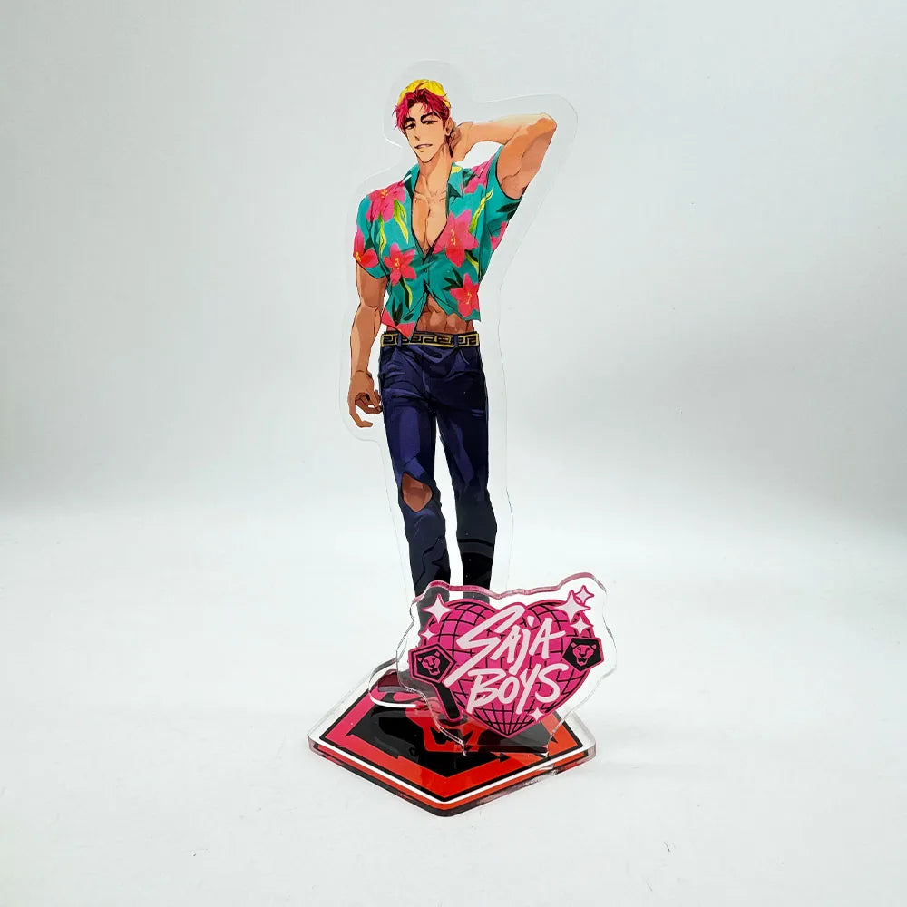 K-Pop Demon Hunters Superstar Rumi Mira Zoe Acrylic KeyChain Standing Plates Backpack Decoration Pendant Ornament Accessories