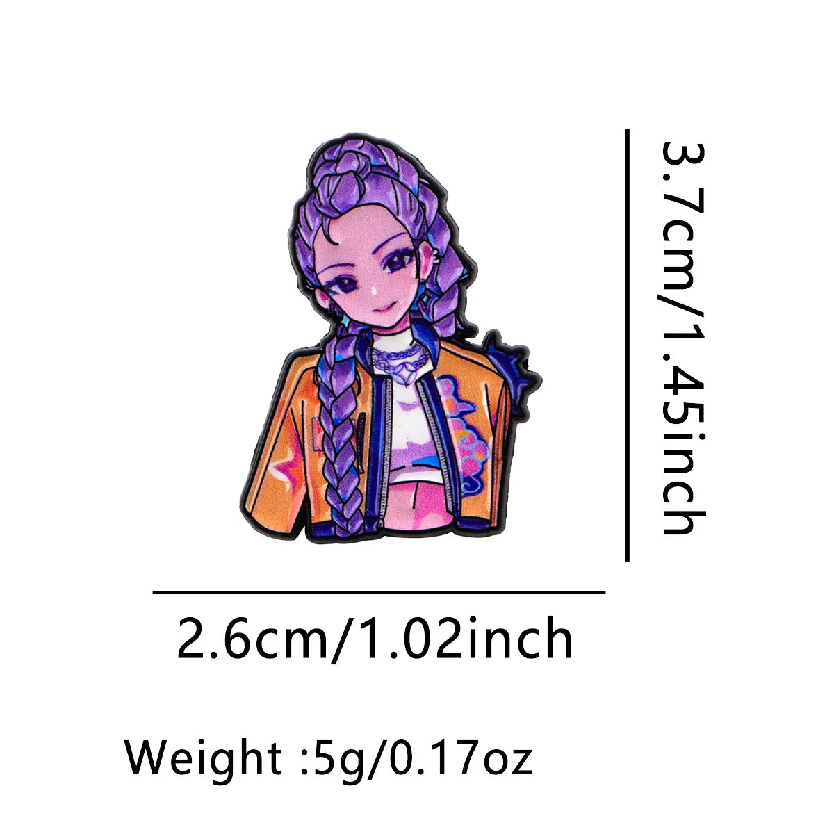 Kpop Demon Hunters Brooch Pines Lapel Pins Badge on Backpack Clothing Accessories Fashion Jewelry Friends Gifts Decorations Gift