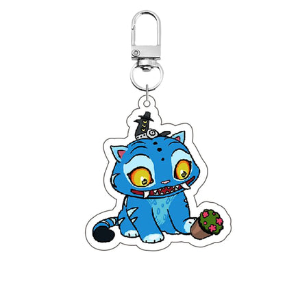 Kpop Demon Hunters Huntrix Saja Boys Acrylic Keychains Hot Accessories Jewelry Rumi Zoey Mira Sold My Soul Keyrings Fans Gifts