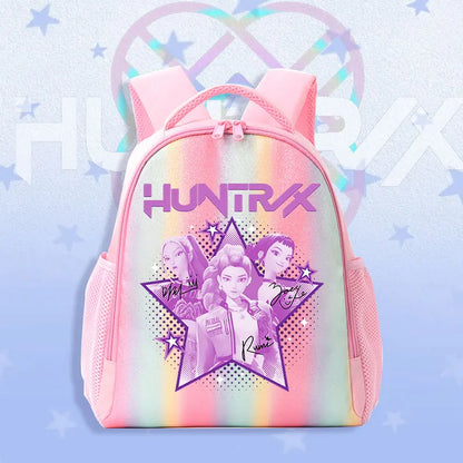 Schoolbag KPop Demon Hunters Children's Backpack Rainbow for K-POP HUNTR/X Rumi Mira Zoey Backpack Gifts Bag Shoulders Bag