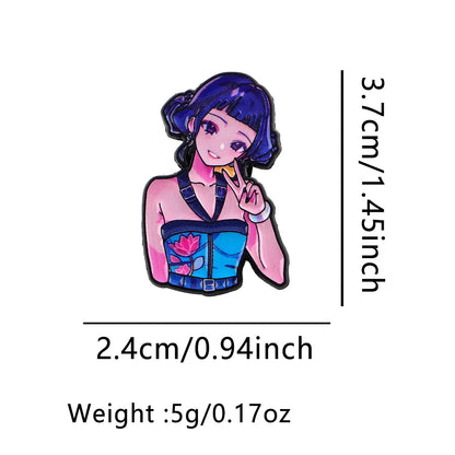 Kpop Demon Hunters Brooch Pines Lapel Pins Badge on Backpack Clothing Accessories Fashion Jewelry Friends Gifts Decorations Gift