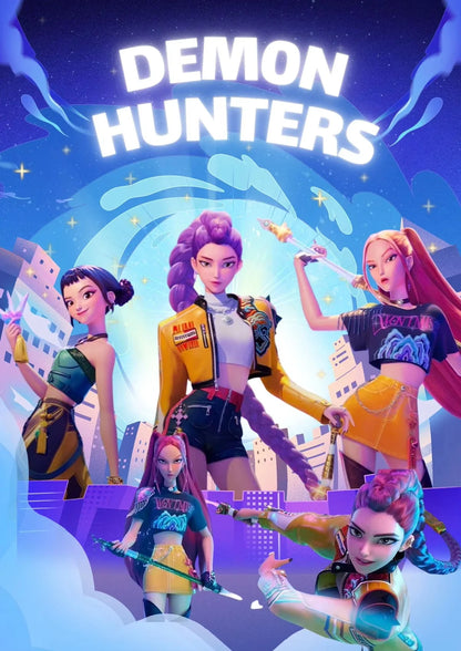 Saja Boys K Pop Demon Hunters Movie Poster Print For Bedroom Living Room Decor Cartoon Music Band Canvas Painting Wall Art