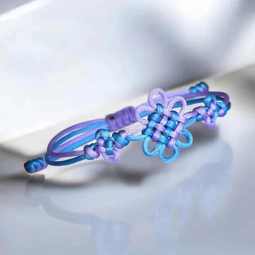 Anime KPop Demon Hunters HUNTR/X Rumi Cosplay Bracelet Woven Rope Chain Pendant Bracelets Jewelry Accessories