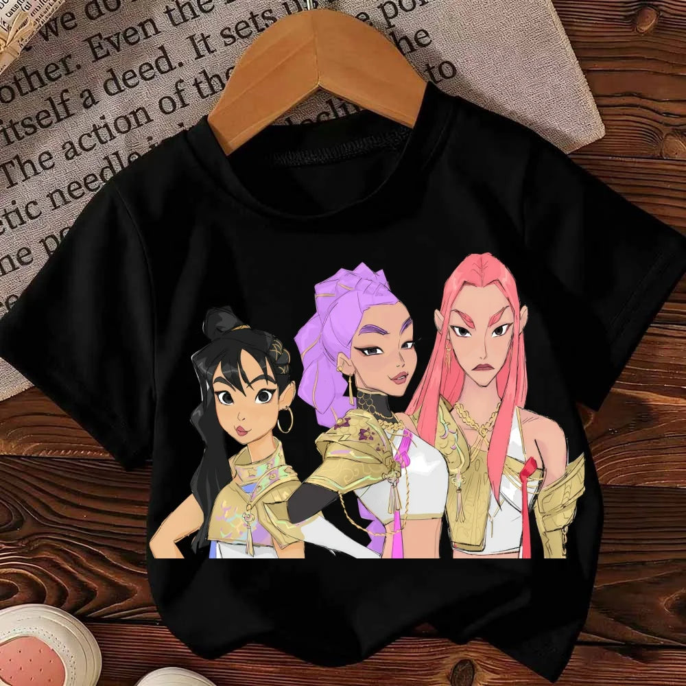 kpop The Witch Hunt Team Turtle Planet Witch Hunter Group Short-Sleeve Peripheral Printed T-Shirt