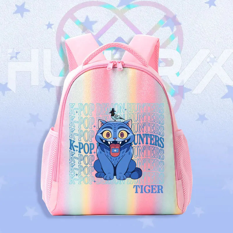 Schoolbag KPop Demon Hunters Children's Backpack Rainbow for K-POP HUNTR/X Rumi Mira Zoey Backpack Gifts Bag Shoulders Bag
