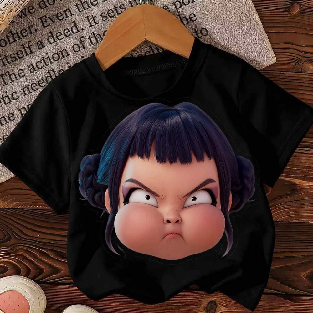 Kids T-Shirt Kpop Demon Hunter HuntrX Graphic Tops Fashion Harajuku Boys Girls Streetwear Short Sleeve Tees Children Clothing