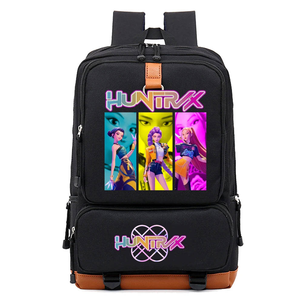 Kpop Demon Hunter Saja Boy Schoolbag Backpack Laptop Teens Student Book Bag Gift