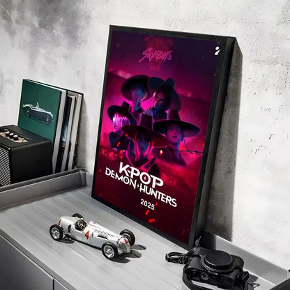 KPop S-saja Boys Demon Hunters  Poster Premium Aesthetic Posters Sticker For Living Room Or Bar Painting Decoration Wall Art