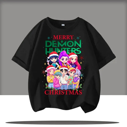 Children's Clothing KPop Demon Hunters Fans Gifts Kids Clothes Fashion Casual Tops 2025 Hot Movie Soft Baby Girls T Shirt