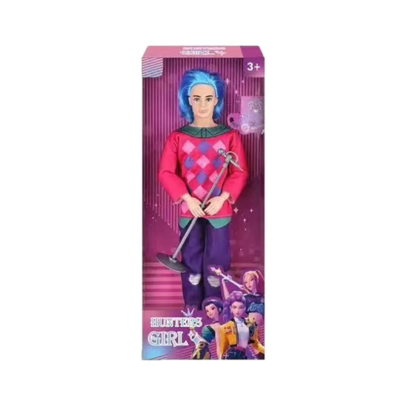 New doll toy Kpop Demon Hunter anime action figure villain Sabe Boy male group doll girl cartoon collection birthday present