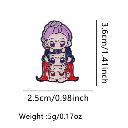 Kpop Demon Hunters Brooch Pines Lapel Pins Badge on Backpack Clothing Accessories Fashion Jewelry Friends Gifts Decorations Gift