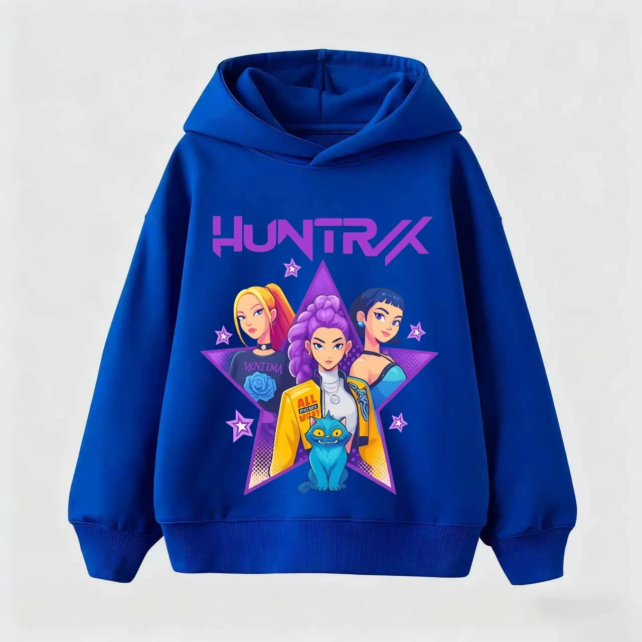 KPop Demon Hunters Hoodies Baby Girl Boy Clothes Fashion Casual Hooded Sweatshirts K-Pop Demon Hunters Pullover Kids Outfits Gif