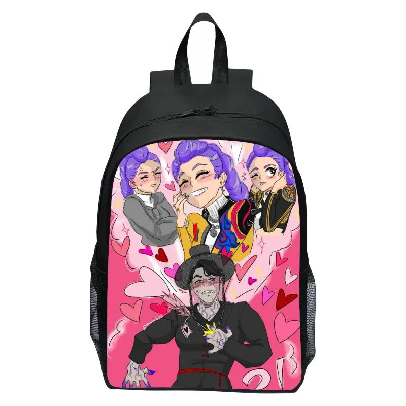 Kpop Demon Hunters Backpack Huntrix K-pop Demon Hunters Rumi Mira Zoey Backpack Pencil Case School Bag Mochila Set Pencilcase