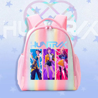 Schoolbag KPop Demon Hunters Children's Backpack Rainbow for K-POP HUNTR/X Rumi Mira Zoey Backpack Gifts Bag Shoulders Bag