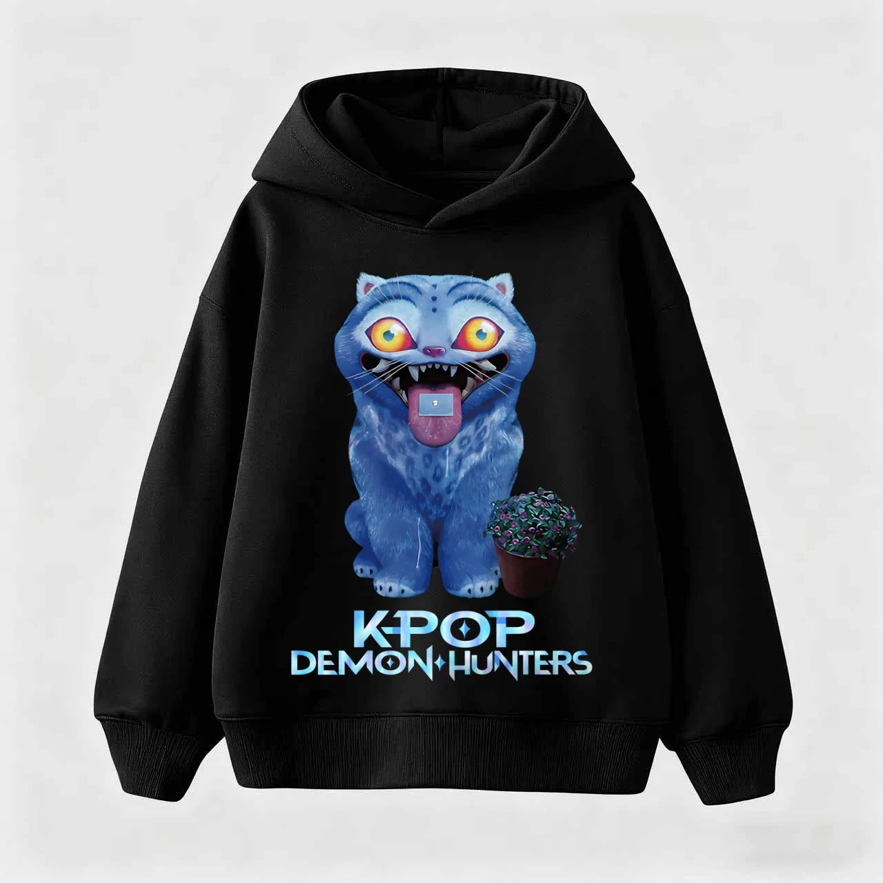 KPop Demon Hunters Hoodies For Kid's Autumn Winter New Cotton Hoodie Fashion 2025 Movie Hoody For Adult Kids Mother-to-be Top