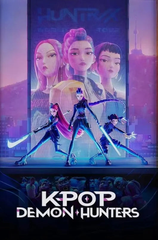 Saja Boys K Pop Demon Hunters Movie Poster Print For Bedroom Living Room Decor Cartoon Music Band Canvas Painting Wall Art