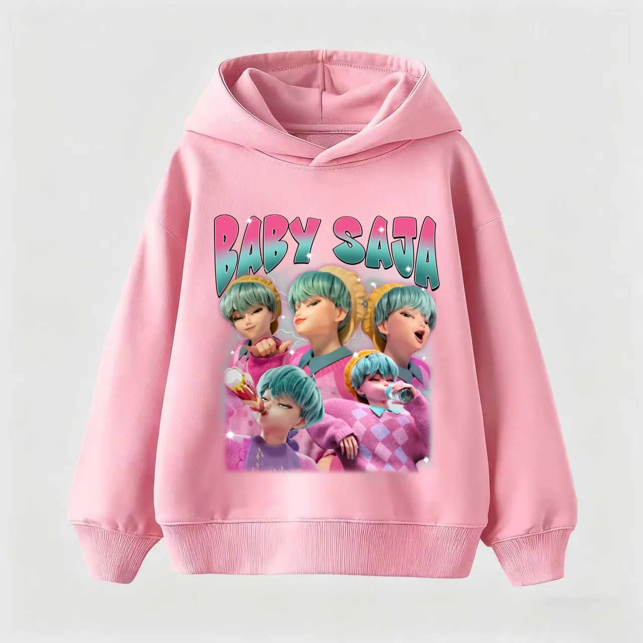 KPop Demon Hunters Hoodies for Kid's Autumn Winter New Cotton Hoodie Fashion 2025 Movie Hoody for Adult Kids Mother-to-be Top