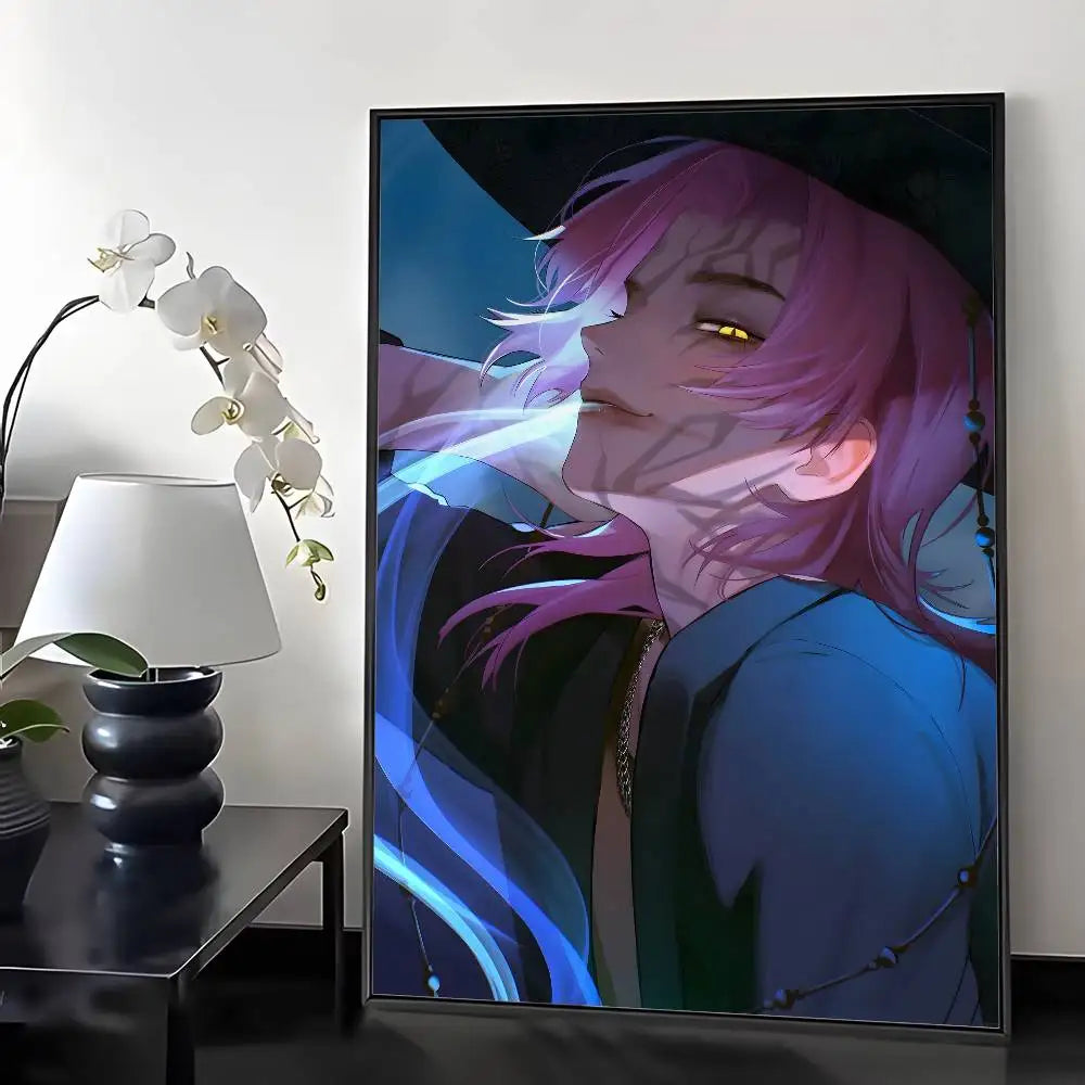 Saja Boys KPop D-Demon Hunters Poster Water Proof Paper Print Room Decor Stickers Art Wall Decoration Bedroom Living Room