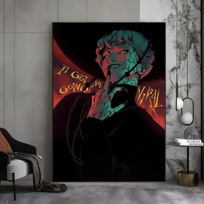 KPop S-saja Boys Demon Hunters  Poster Premium Aesthetic Posters Sticker For Living Room Or Bar Painting Decoration Wall Art