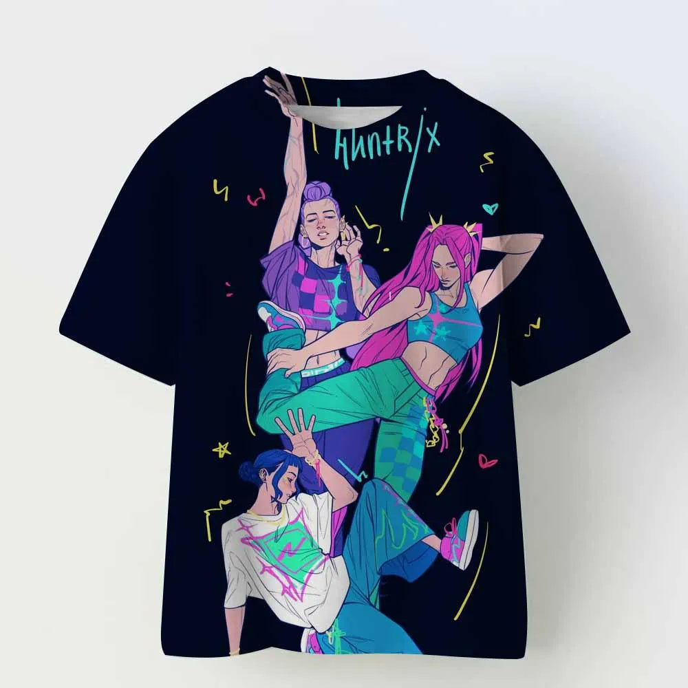 Derpy Tiger Kpop Demon Hunters Shirt for Kids Baby Girl Men Women T Shirt Cute Tiger Cartoon Clothes 2025 Hot Movie Print Soft