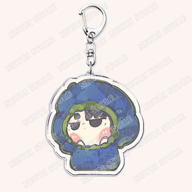 HOT Kpop Demon Hunters Huntrix Saja Boys Keychains for Accessories Bag Rumi Zoey Jinu Ramen Ramyeon Keyring Jewelry Fans Gifts