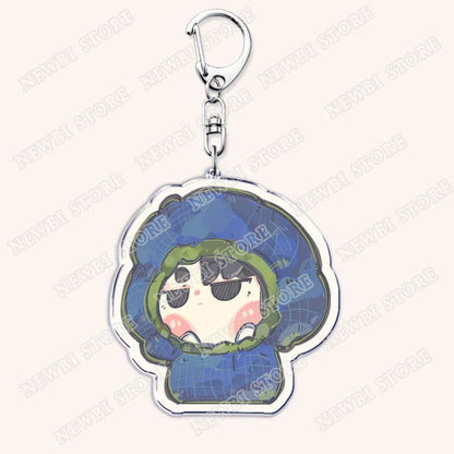 HOT Kpop Demon Hunters Huntrix Saja Boys Keychains for Accessories Bag Rumi Zoey Jinu Ramen Ramyeon Keyring Jewelry Fans Gifts