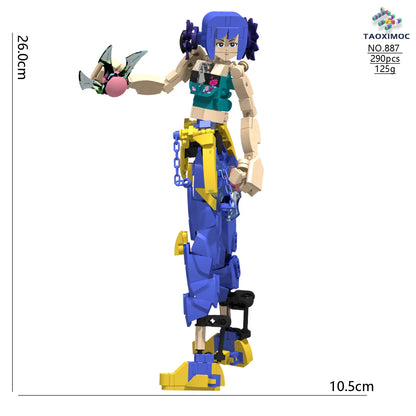 2025 Kpop Demon Hunter Building Blocks Model Desktop Furnishings Children's Toys Collection Christmas and Halloween gifts