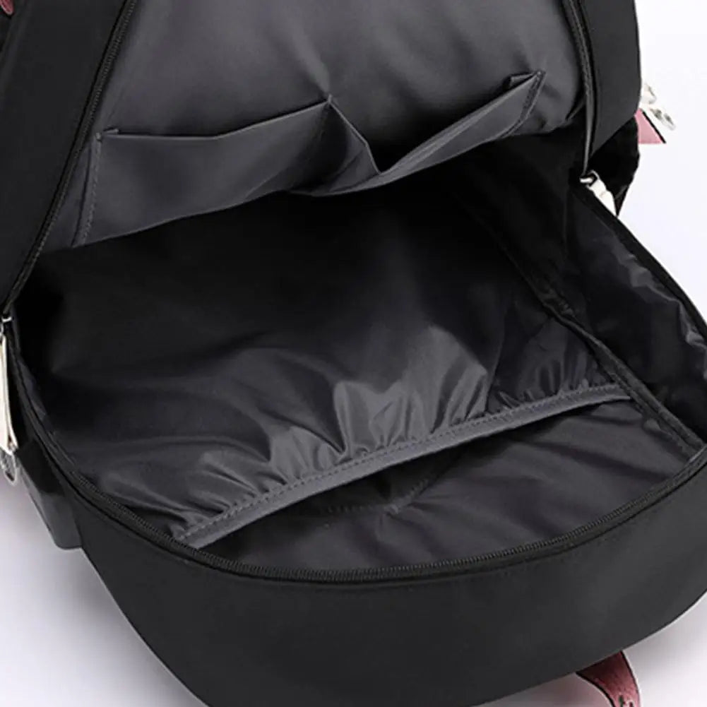 KPop Demon Hunters Backpack Teenagers Daily Backpack Hot Movie Huntrix Demon Hunters 2025 Laptop Usb Port Bag For Girl Boy