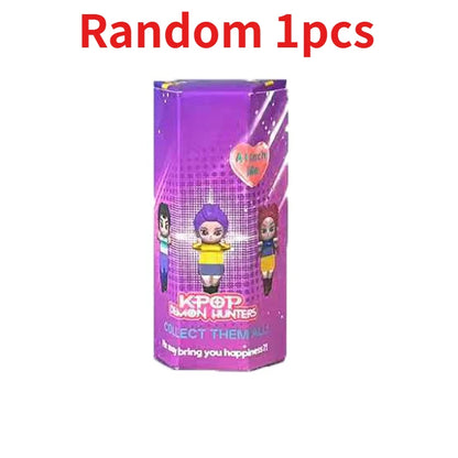 Anime Kpop Demon Hunters Figure Series Blind Box PVC Cartoon Mini Model Toy Doll Desktop Decorative Kids Christmas Surprise Gift