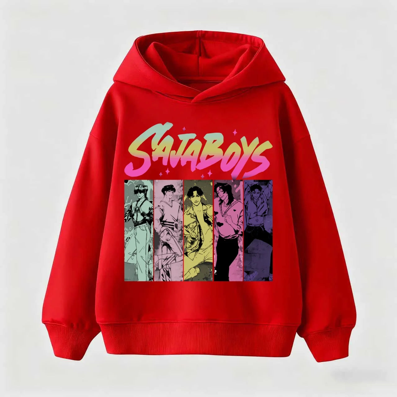 Kids Boys Girls Anime Clothes Kpop Demon Hunters Casual Fashion Warm Autumn Winter Sweatshirt Hoodie