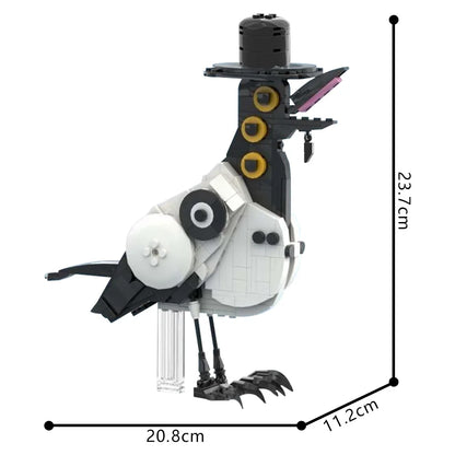 MOC K-pop Demon Hunters Magpie Model Building Blocks Rumi Figure Sussie Demonic Magpie Lion Crow Animal Bricks Toy Gift