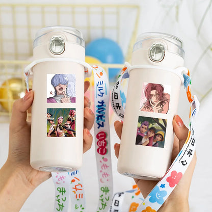 500pcs/Roll K-POP Demon Hunters Stickers for Kids Toys Refrigerator Guitar Luggage Graffiti Envelope Packaging Sealing Gifts