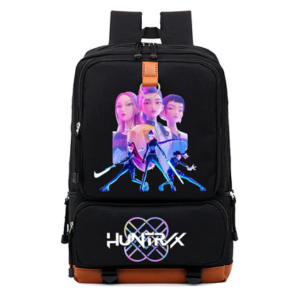 Kpop Demon Hunters Tiger Backpack Children School Bags Men Women Daypack Large Capacity Backpack