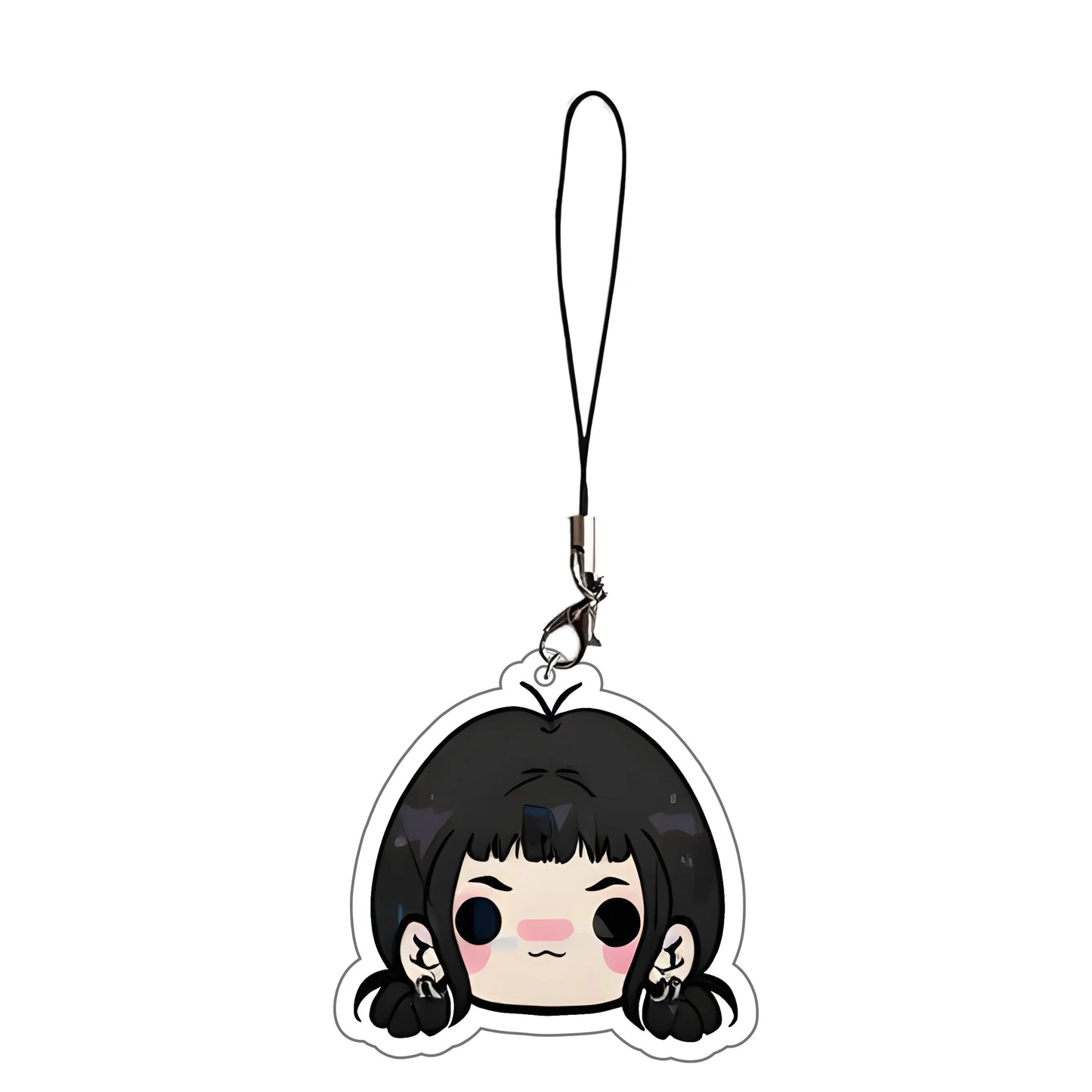 Anime KPop Demon Hunters Tiger Acrylic phone charm Pendant Keyring Jewelry Backpack Decorations Halloween Carnival Props Gifts