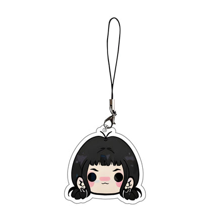 Anime KPop Demon Hunters Tiger Acrylic phone charm Pendant Keyring Jewelry Backpack Decorations Halloween Carnival Props Gifts